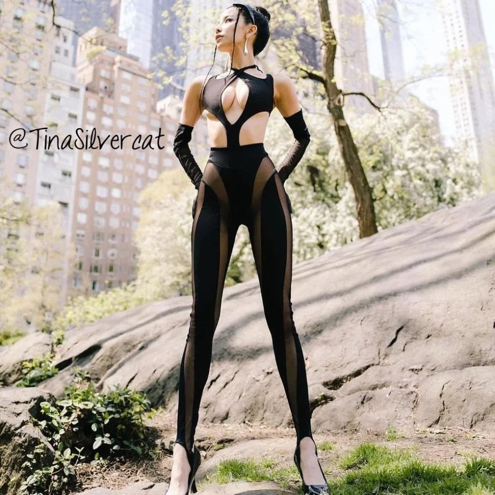 Mugler h&m mesh